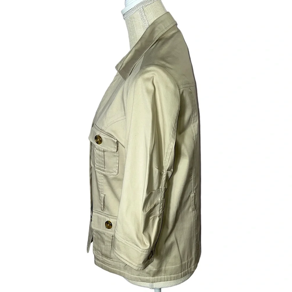 New “Talie” Khaki Utility Jacket - Picture 3 of 15